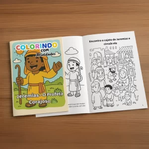 Revistinha Colorindo com Atividades Jeremias – O Profeta Corajoso