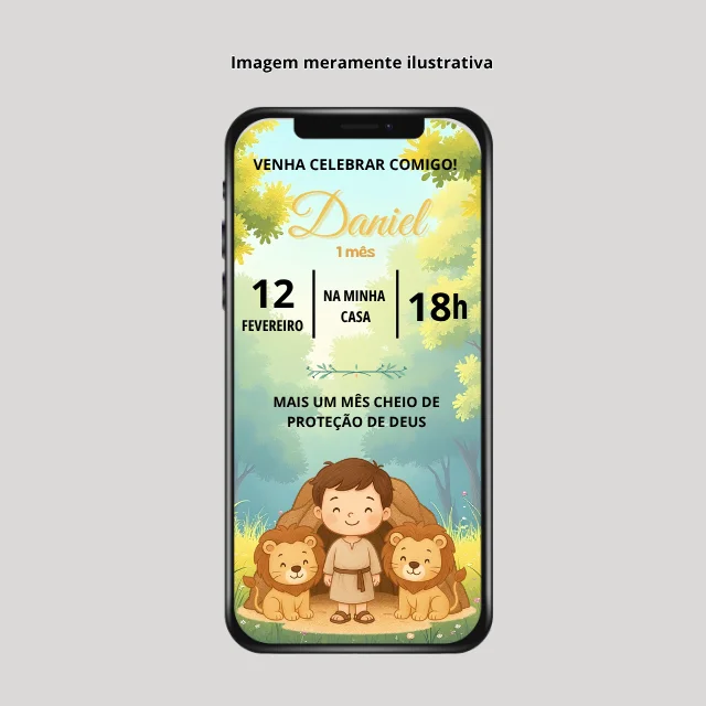 Mockup Convite - DANIEL