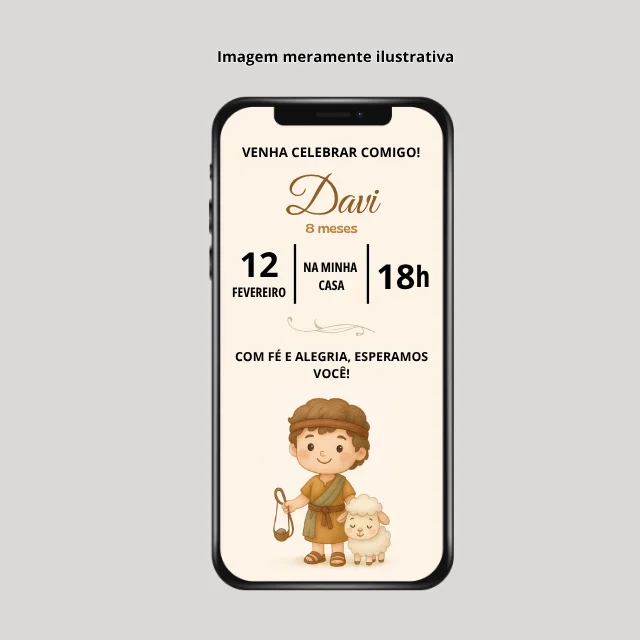 Mockup Convite - DAVI