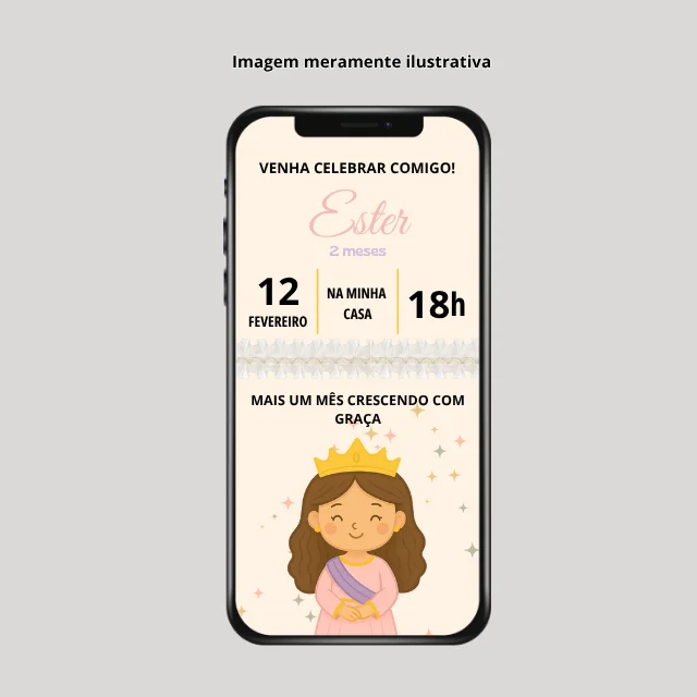 Mockup Convite - ESTER