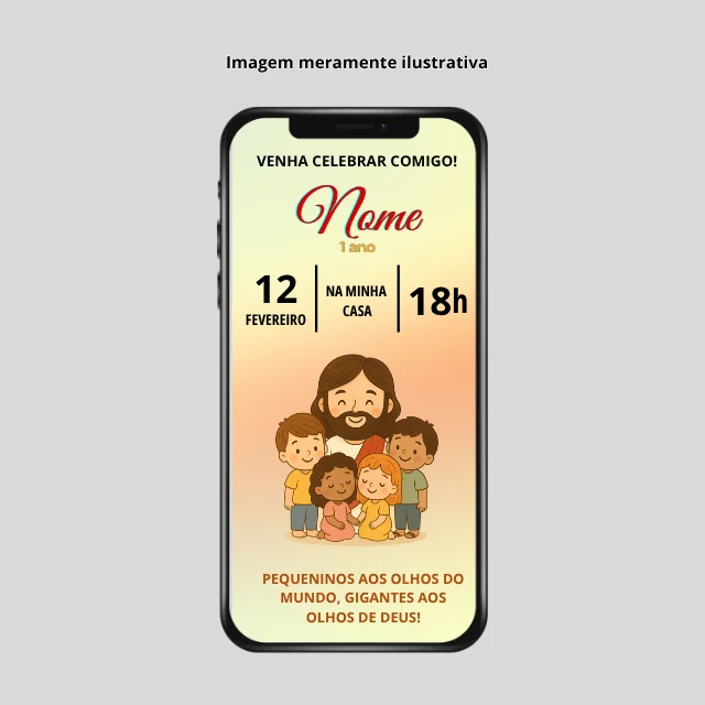 Mockup Convite - JESUS