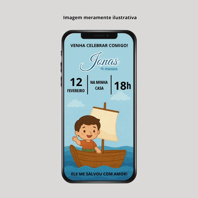 Mockup Convite - JONAS