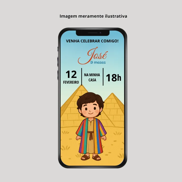 Mockup Convite - JOSSÉ