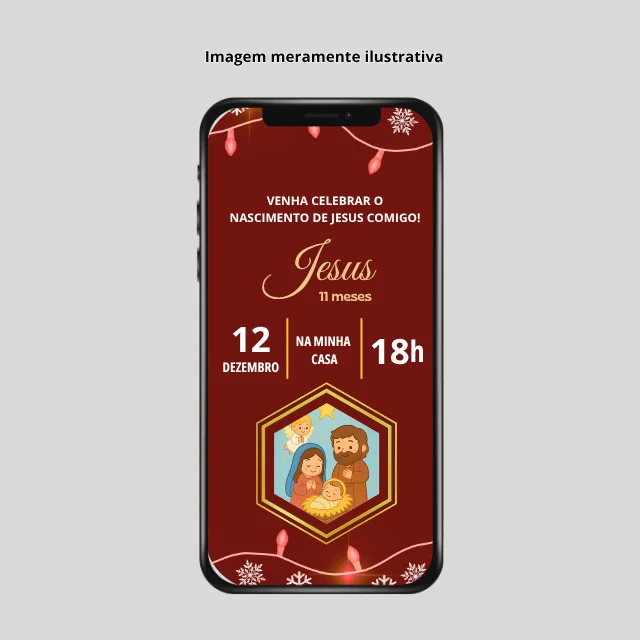 Mockup Convite - NATAL