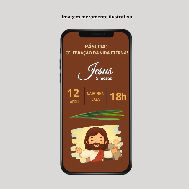 Mockup Convite - PÁSCOA