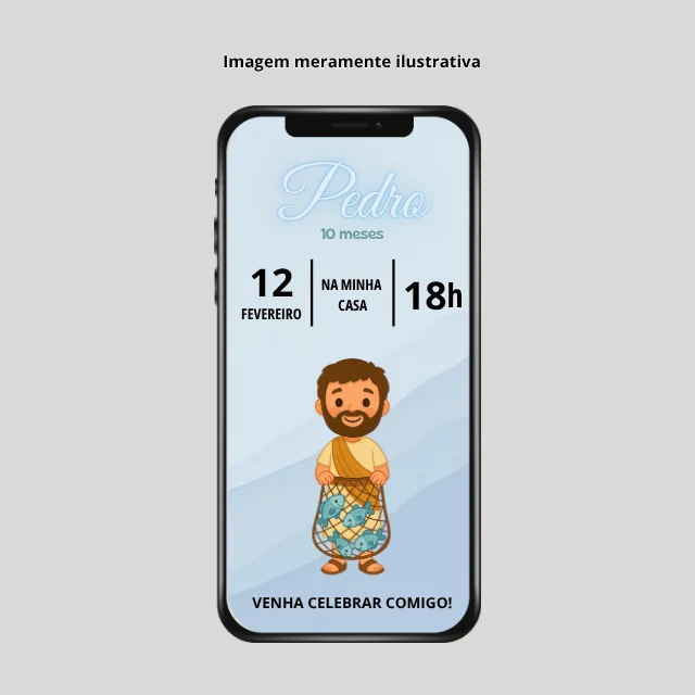 Mockup Convite - PEDRO