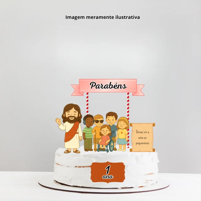 Mockup Topo de Bolo - JESUS