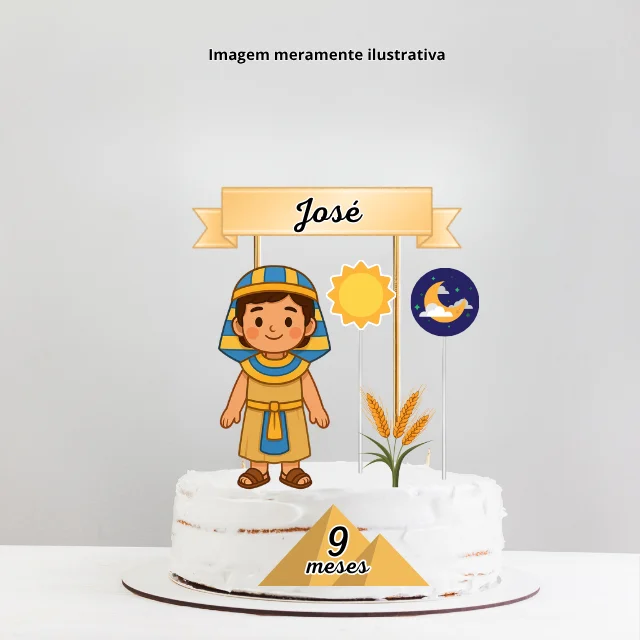 Mockup Topo de Bolo - JOSÉ