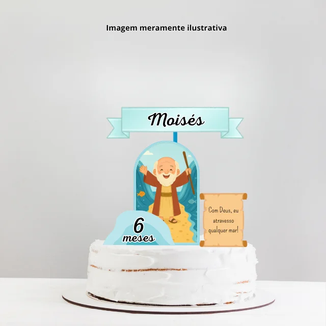 Mockup Topo de Bolo - MOISÉS