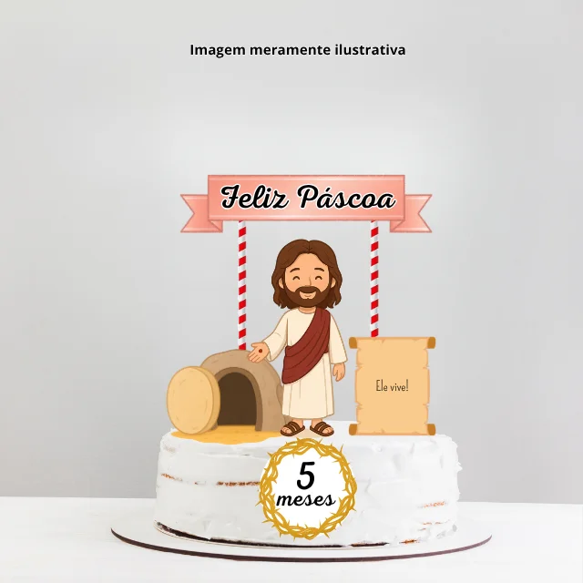 Mockup Topo de Bolo - PÁSCOA