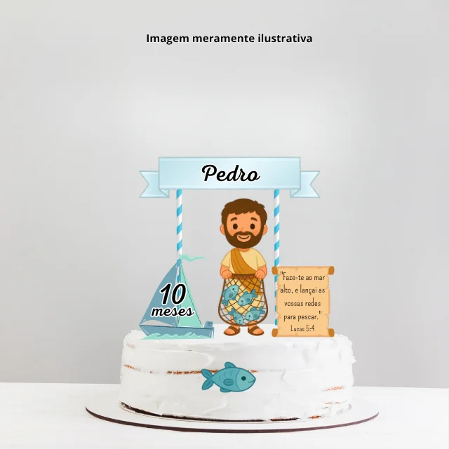 Mockup Topo de Bolo - PEDRO