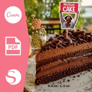 Plaquinha - Matilda Cake